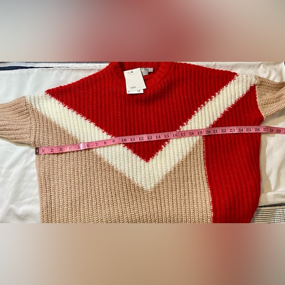 NWT ASOS Geometric Colorful Sweater - Picture 6 of 7